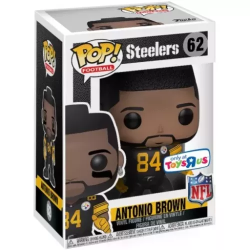 Funko Pop! Antonio Brown #62 Color Rush Pittsburgh Steelers Box