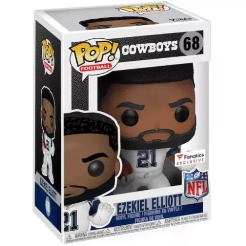 Funko Pop! Ezekiel Elliott #68 Color Rush Dallas Cowboys Box