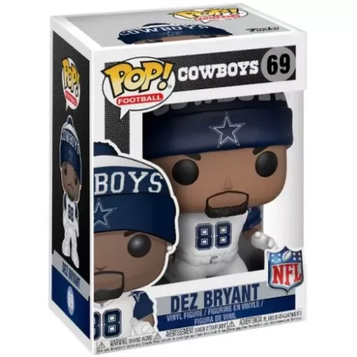 Funko Pop! Dez Bryant #69 Color Rush Dallas Cowboys Box