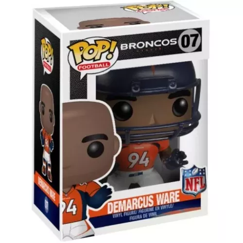 Funko Pop! DeMarcus Ware #07 Denver Broncos NFL Vinyl Figure Box