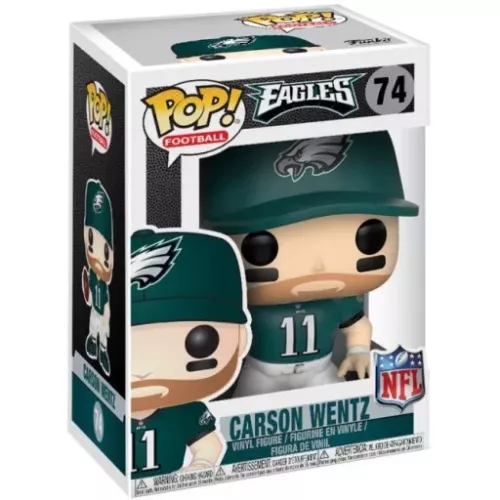 Funko Pop! Carson Wentz #74 Home Philadelphia Eagles Box