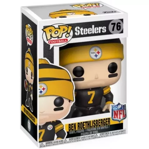 Funko Pop! Ben Roethlisberger #76 Color Rush Pittsburgh Steelers Box