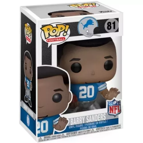 Funko Pop! Barry Sanders #81 Home Detroit Lions NFL Box