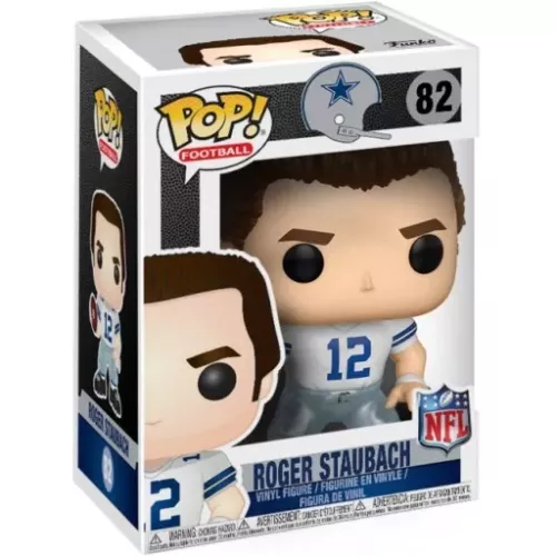 Funko Pop! Roger Staubach #82 Home Dallas Cowboys NFL Box