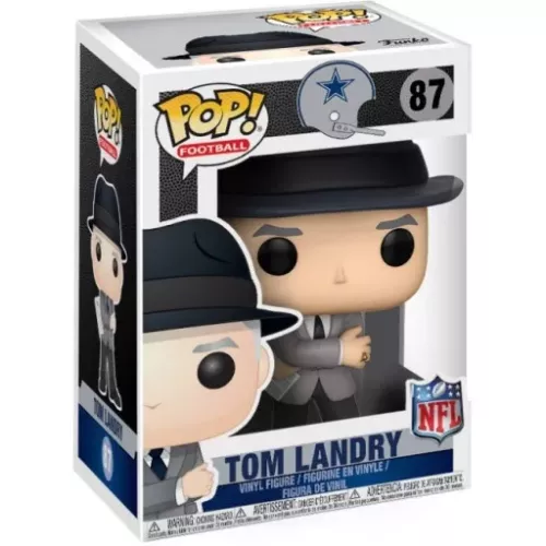 Funko Pop! Tom Landry #87 Coach Dallas Cowboys NFL Box