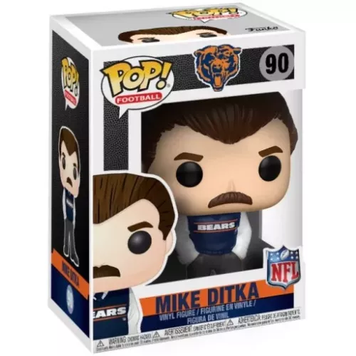 Funko Pop! Mike Ditka #90 Coach Chicago Bears NFL Vinyl Figure Box