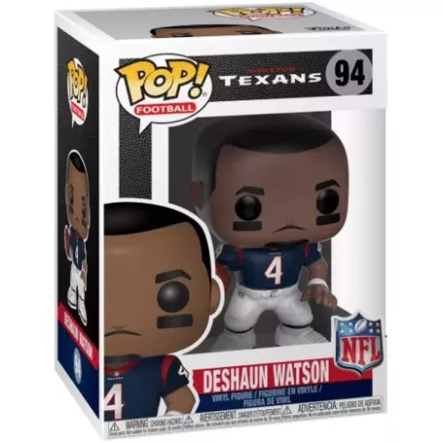 Funko Pop! Deshaun Watson #94 Navy Jersey Houston Texans Box
