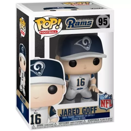 Funko Pop! Jared Goff #95 Los Angeles Rams NFL Vinyl Figure Box