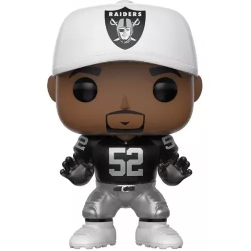 Funko Pop! Khalil Mack #96 Las Vegas Raiders NFL Vinyl Figure