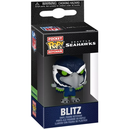Funko Pop! Blitz Pocket Pop! Keychain Seattle Seahawks Box