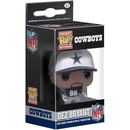 Funko Pop! Dez Bryant Pocket Pop! Keychain Dallas Cowboys Box
