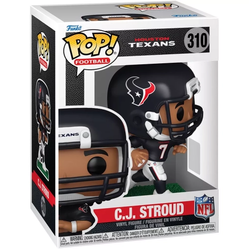 Funko Pop! C.J. Stroud #310 Houston Texans NFL Vinyl Figure Box