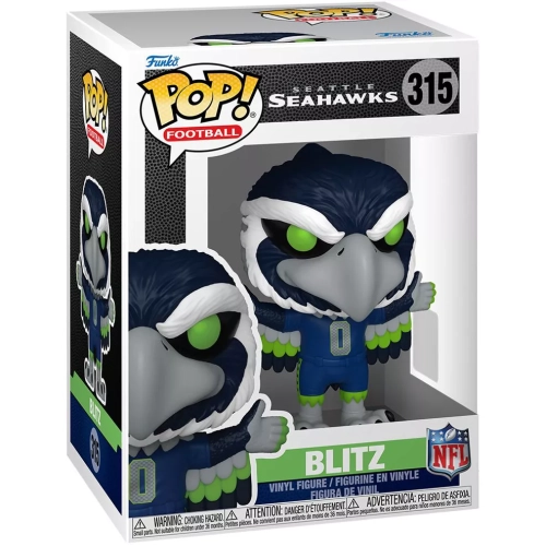 Funko Pop! Blitz #315 NFL Mascots Seattle Seahawks Box