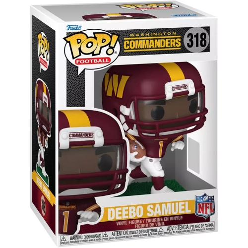 Funko Pop! Deebo Samuel #318 Washington Commanders Box