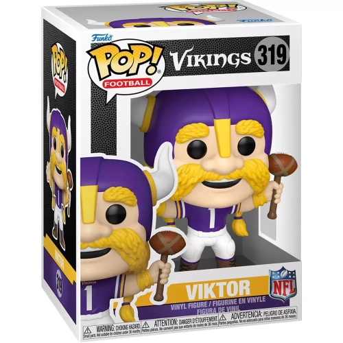 Funko Pop! Viktor #319 NFL Mascots Minnesota Vikings Box
