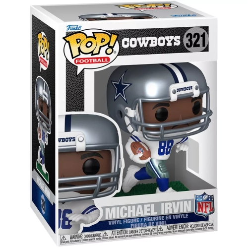Funko Pop! Michael Irvin #321 Dallas Cowboys NFL Vinyl Figure Box