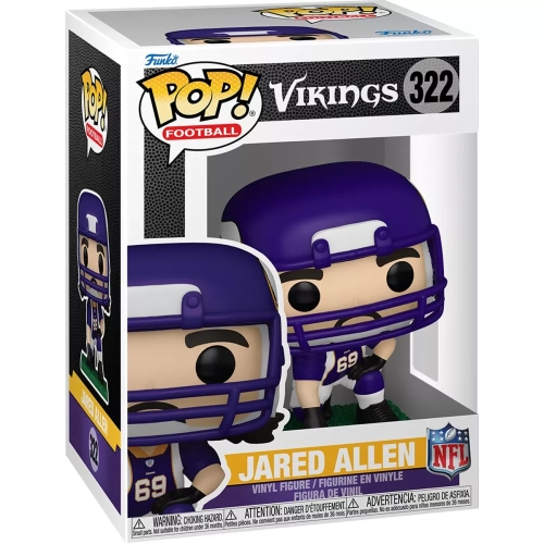 Funko Pop! Jared Allen #322 Minnesota Vikings NFL Vinyl Figure Box