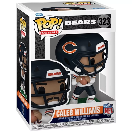 Funko Pop! Caleb Williams #323 Chicago Bears NFL Vinyl Figure Box