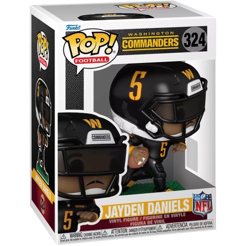 Funko Pop! Jayden Daniels #324 Washington Commanders Box