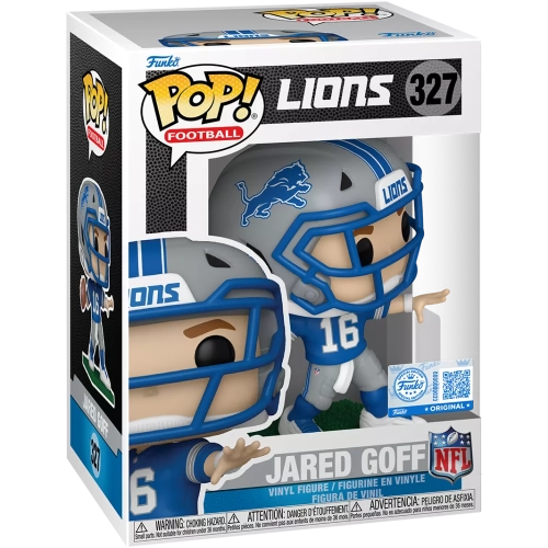 Funko Pop! Jared Goff #327 Detroit Lions NFL Vinyl Figure Box