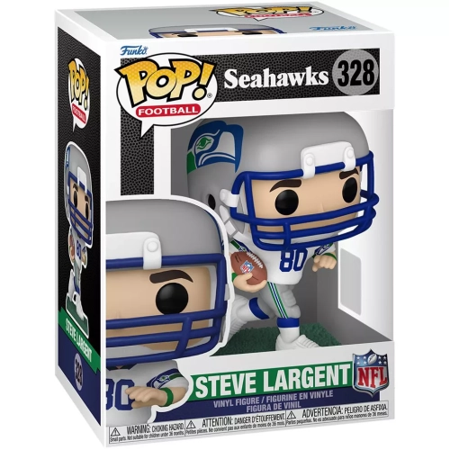 Funko Pop! Steve Largent #328 Home Seahawks NFL Vinyl Figure Box