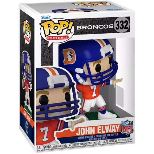 Funko Pop! John Elway #332 Denver Broncos NFL Vinyl Figure Box