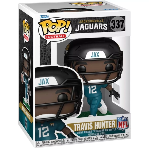 Funko Pop! Travis Hunter #337 Jacksonville Jaguars Box