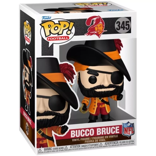 Funko Pop! Bucco Bruce #345 Tampa Bay Buccaneers NFL Box