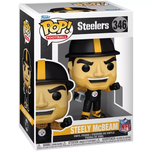 Funko Pop! Steely McBeam #346 Pittsburgh Steelers NFL Box