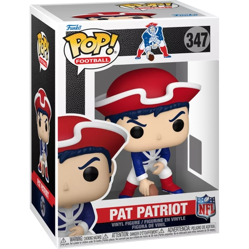 Funko Pop! Pat Patriot #347 New England Patriots NFL Box