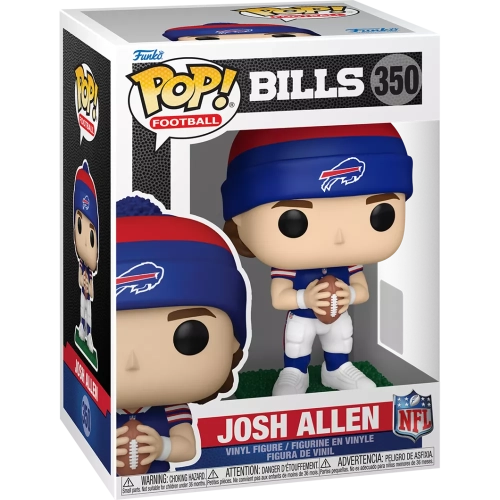 Funko Pop! Josh Allen #350 with Beanie Buffalo Bills Box