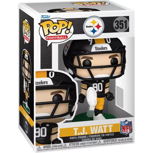 Funko Pop! T.J. Watt #351 Punting Pittsburgh Steelers Box