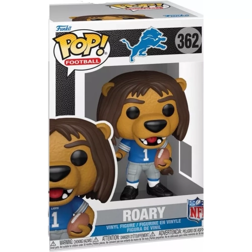 Funko Pop! Roary #362 Detroit Lions NFL Vinyl Figure Box