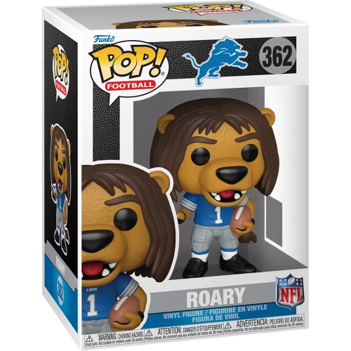 Funko Pop! Roary #362 Detroit Lions NFL Vinyl Figure Box