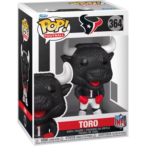Funko Pop! Toro #364 Houston Texans NFL Vinyl Figure Box