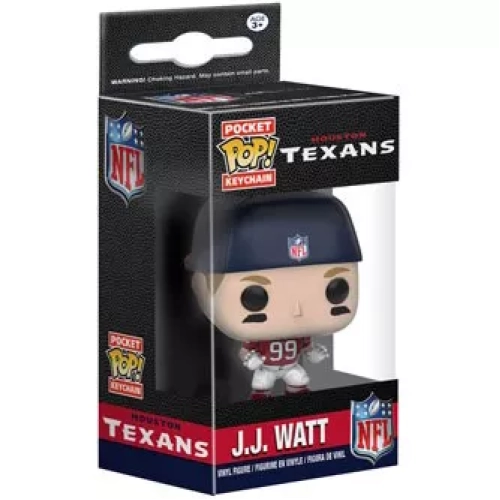 Funko Pop! J.J. Watt Pocket Pop! Keychain Houston Texans Box