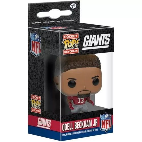 Funko Pop! Odell Beckham Jr Pocket Pop! Keychain New York Giants Box