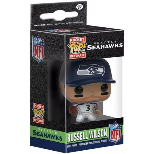 Funko Pop! Russell Wilson Pocket Pop! Keychain Seattle Seahawks Box