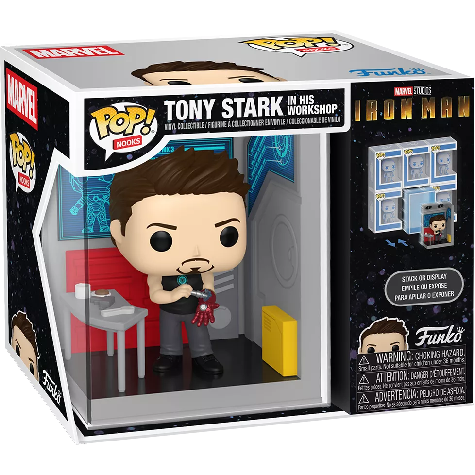Tony Stark in his Workshop Box