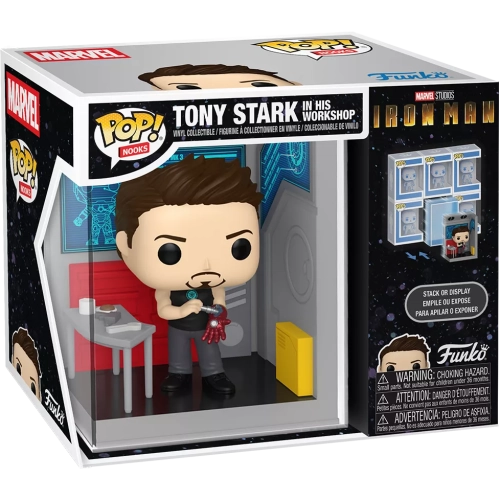 Funko Pop! Tony Stark in his Workshop Marvel Studios Iron Man Box