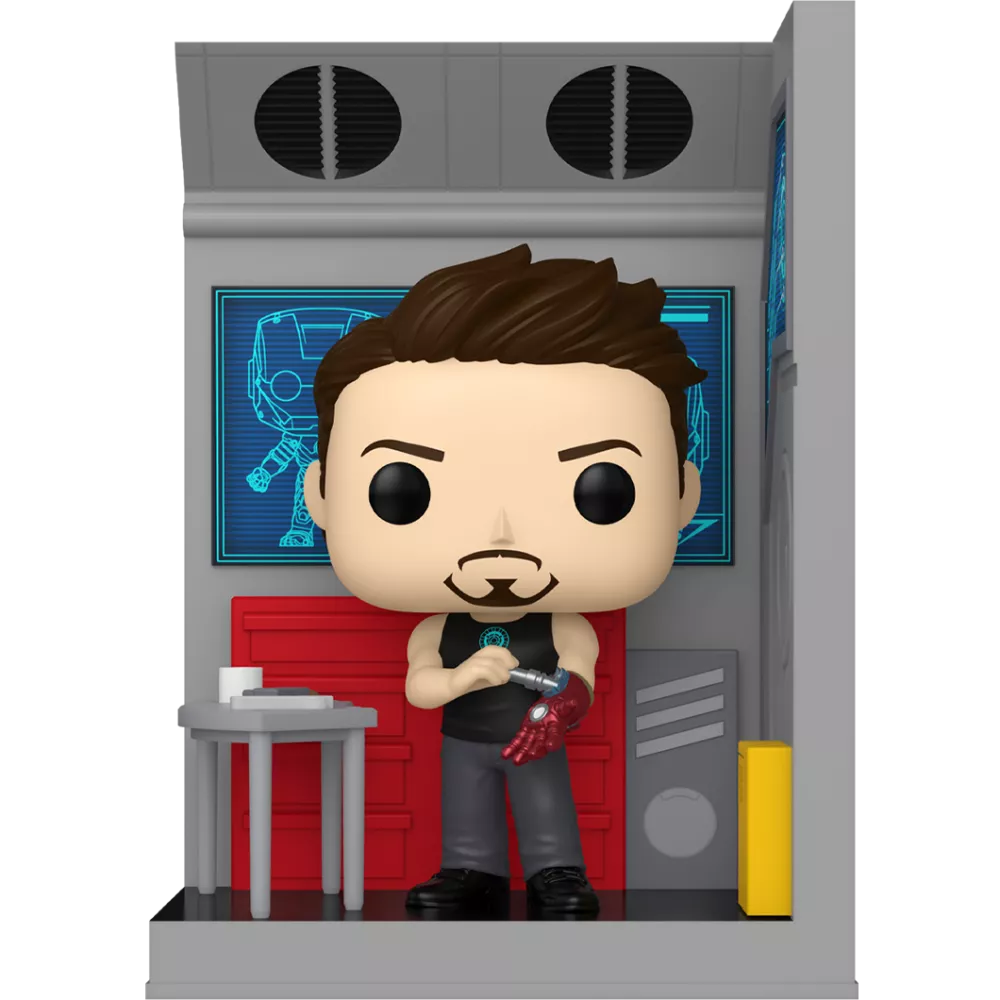 Tony Stark in his Workshop