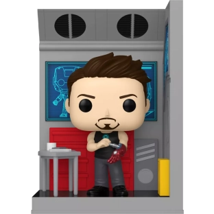 Tony Stark in his Workshop
