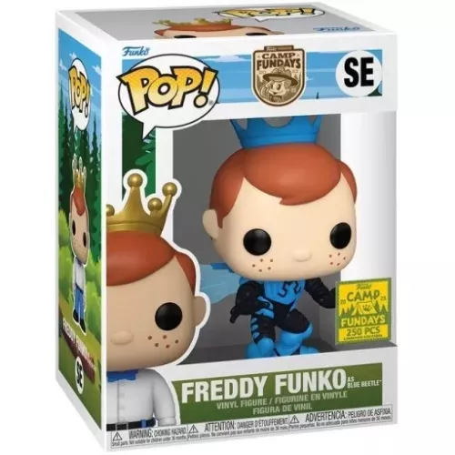 Funko Pop! Freddy Funko as Blue Beetle SE Funko Presents Camp Fundays 2023 Box