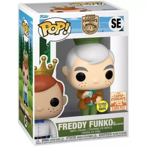 Funko Pop! Freddy Funko as Mad Hatter SE Glows in the Dark Box