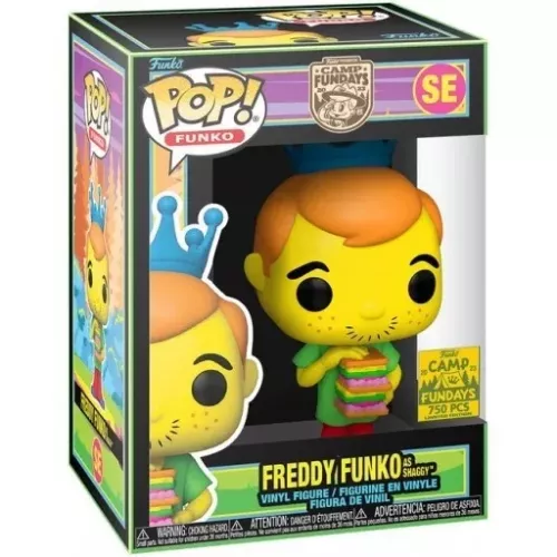 Funko Pop! Freddy Funko as Shaggy SE Blacklight Funko Presents Camp Fundays 2023 Box