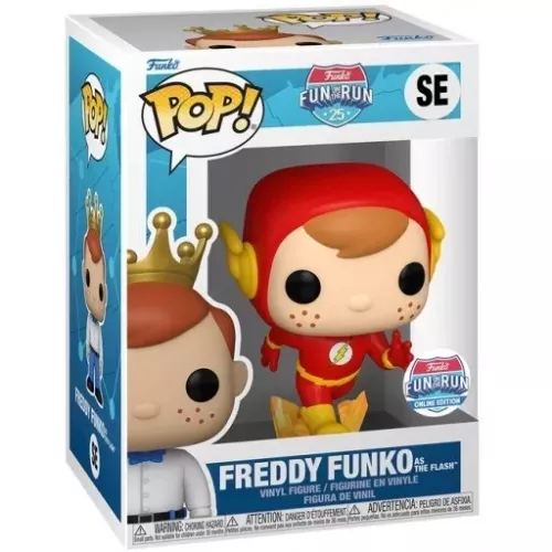 Funko Pop! Freddy Funko as The Flash SE Funko Fun on the Run 25th Anniversary Box