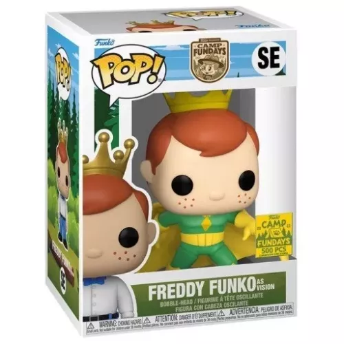Funko Pop! Freddy Funko as Vision SE Funko Presents Camp Fundays 2023 Box