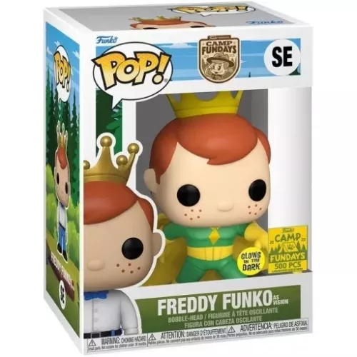 Funko Pop! Freddy Funko as Vision SE Glows in the Dark Box