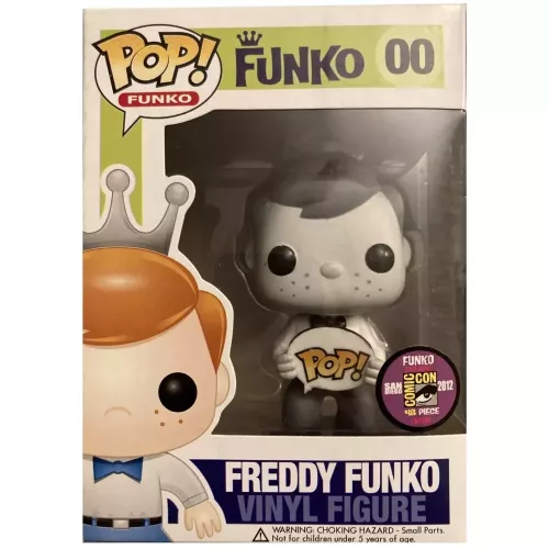 Funko Pop! Freddy Funko #00 Black and White Funko Original Box
