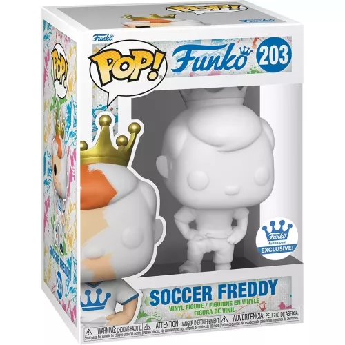 Funko Pop! Soccer Freddy #203 DIY Funko Original Vinyl Figure Box